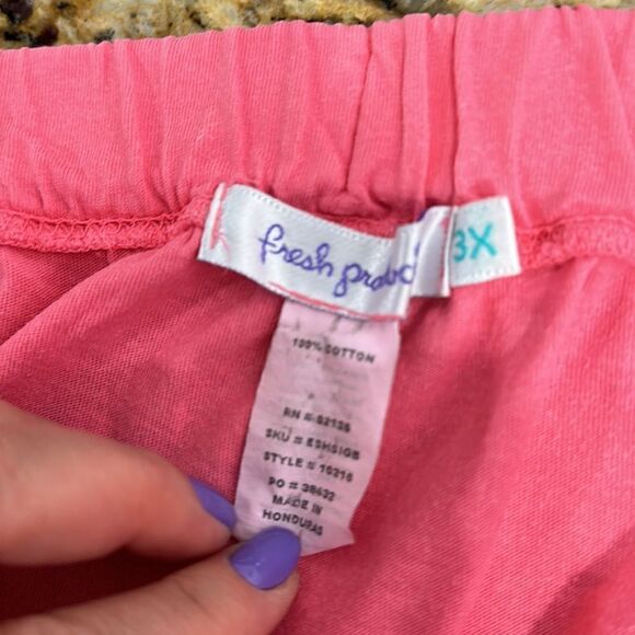 Fresh Produce Cotton Pink High Rise Drawstring Closure Shorts Size 3X - Picture 5 of 9